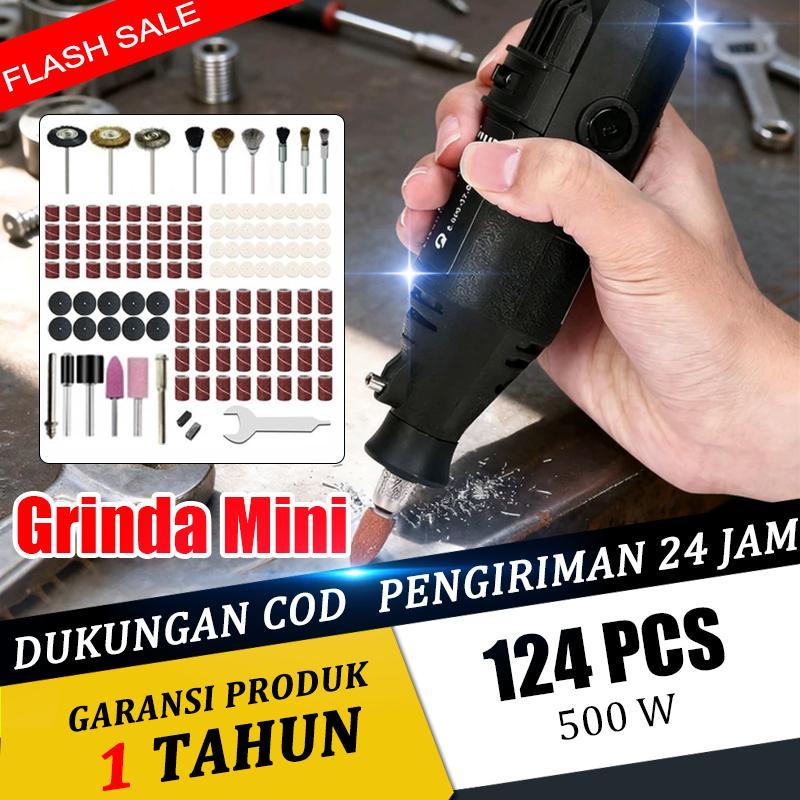 500W Bor Mini Drill Grinder Grinda Bor Listrik Penghalus-Alat Gerinda Engraver Listrik Bor Mini Grin