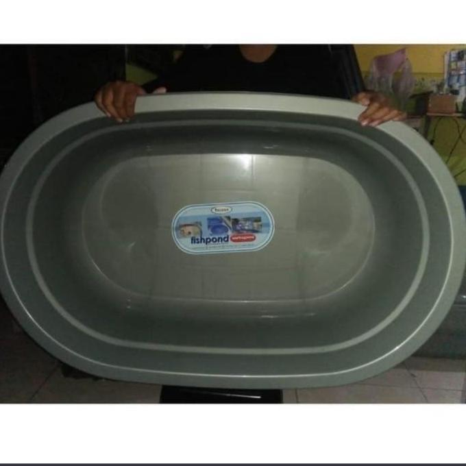 Quatic- Fisond Bak Plastik Ikan Besar Jumbo Kolam Plastik Aquarium Kura
