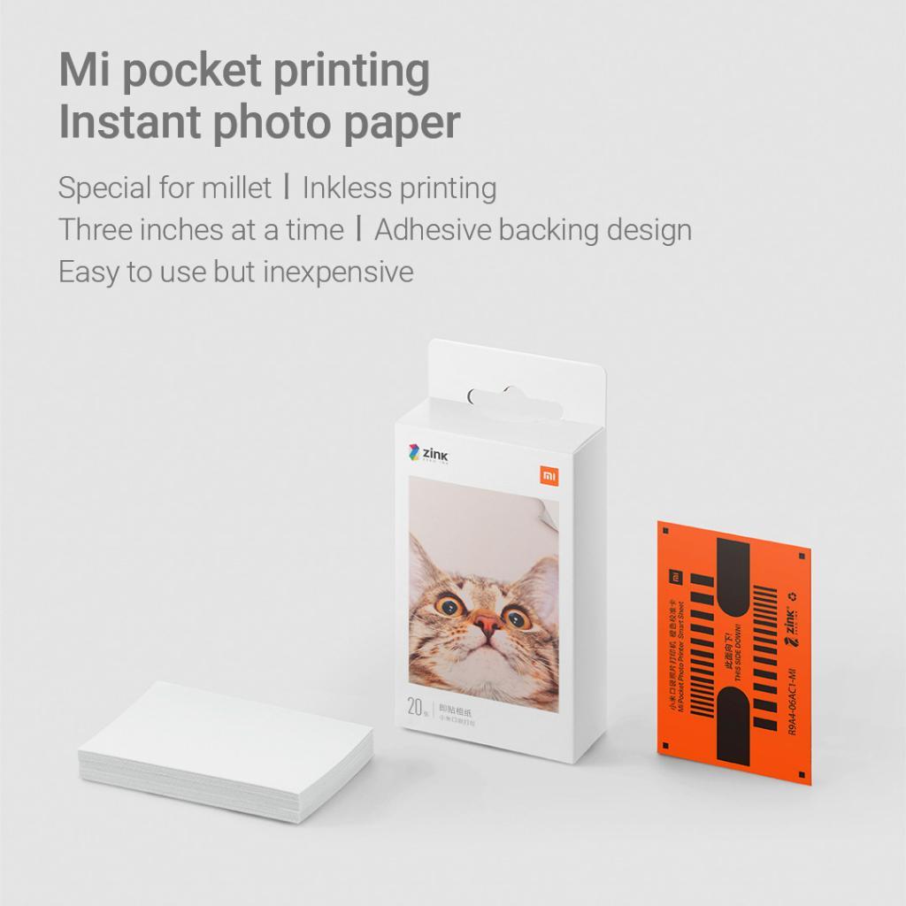 Printer Foto Portable Bluetooth Ar Mini | Cetak Foto Instan Untuk Android Ios