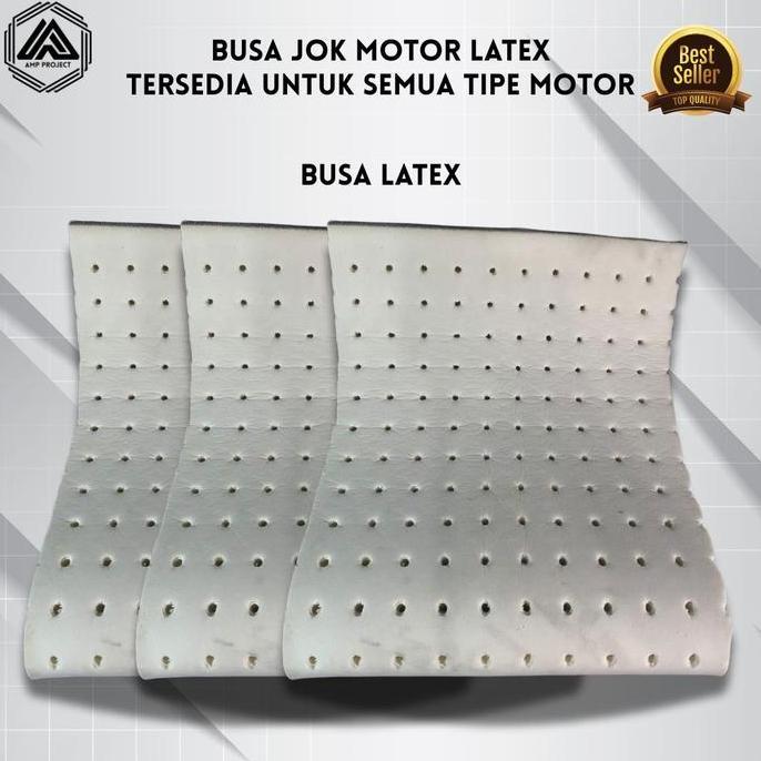 busa latex lembaran 35x65 / 40x80 ketebalan 2,5cm busa untuk jok motor,kursi sofa dll Diskon