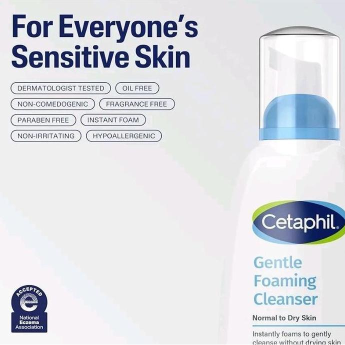Cetaphil Gentle Foaming Cleanser 237 ML [topping]