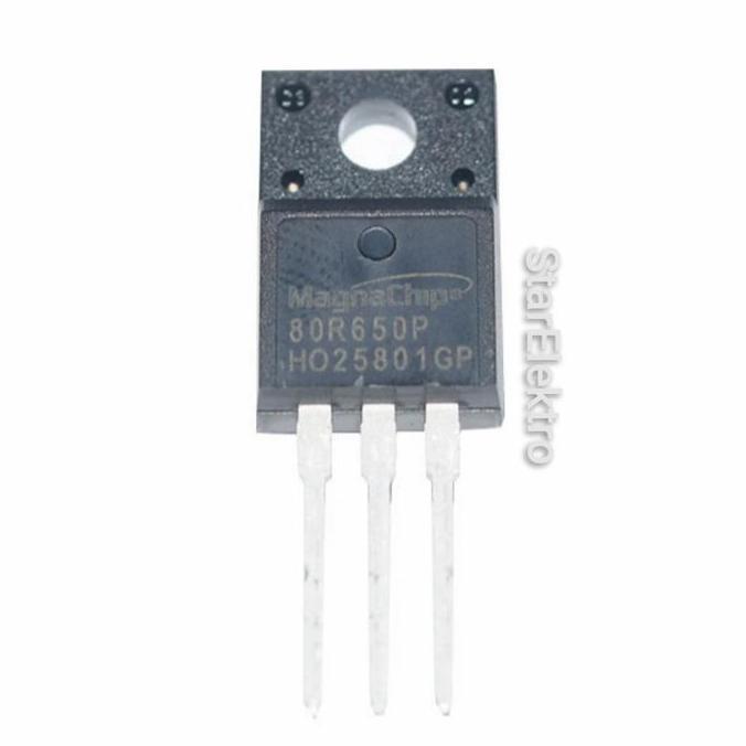 80R650P To-220f MMF80R650PTH 80R650 MagnaChip Mosfet 800V 0,65ohm N-Channel FET Transistor Diskon