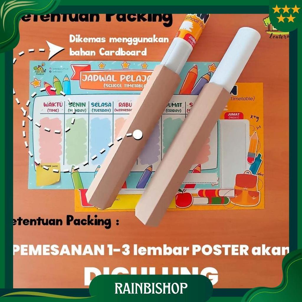 Poster ABSENSI KELAS Dekorasi Hiasan Pajangan Dinding Alat Peraga Kelas, Sekolah, Perpustaaan, Lomba