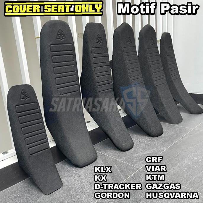 Sarung Cover Jok Motor Trail, Supermoto, Enduro, Motocross, Adventure Pasir Satriasaka Untuk Crf Klx