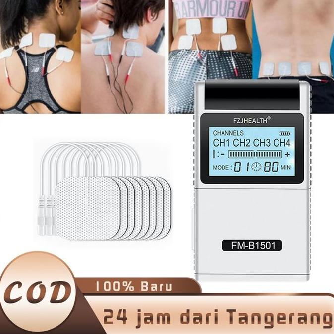 [terlaris] Alat Terapi TENS Fisioterapi Alat Pijat Terapi Listrik TENS EMS Massager Elektrik [origin
