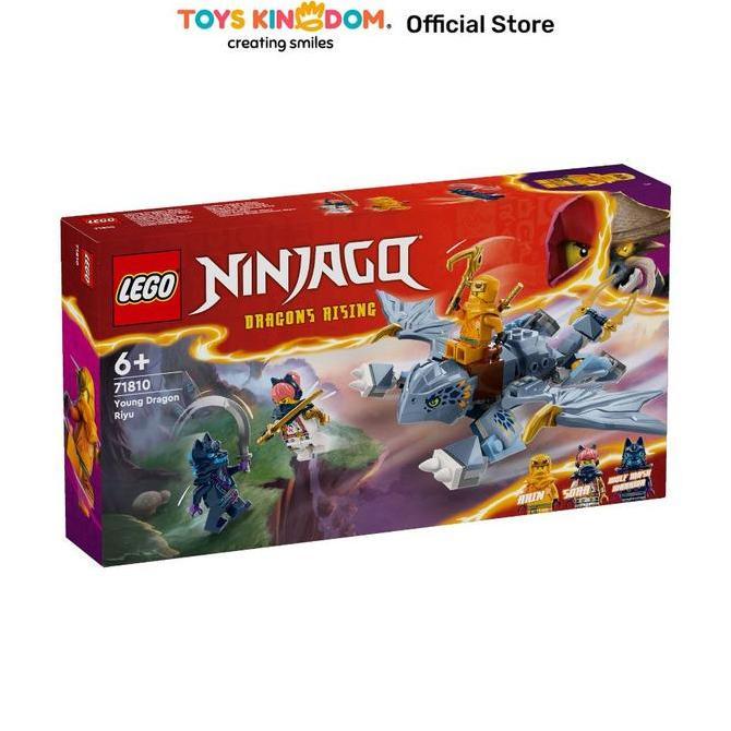 Toys Kingdom LEGO Ninjago Young Dragon Riyu 71810 Mainan Bongkar Pasang Naga Ninja Koleksi Anak