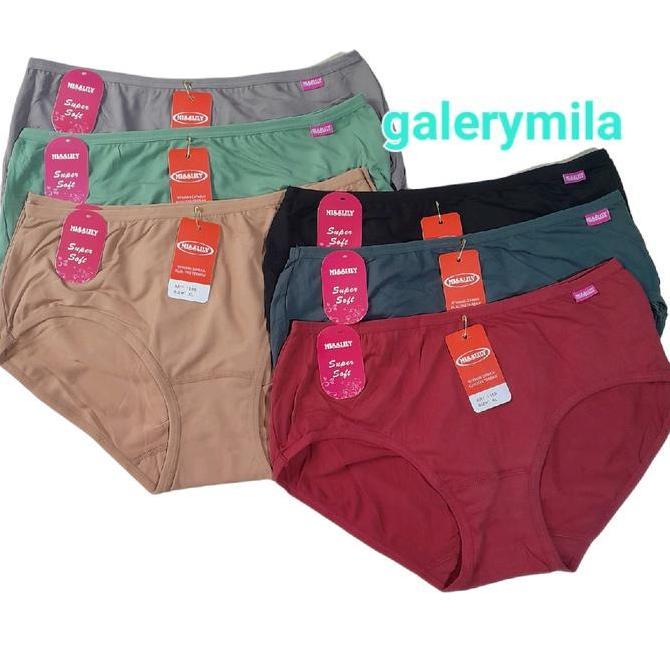 DF250 - 3 PCS CELANA DALAM WANITA MISSLILY 1389 / CD WANITA DEWASA MISSLILY / MISSLILY SUPER SOFT Le