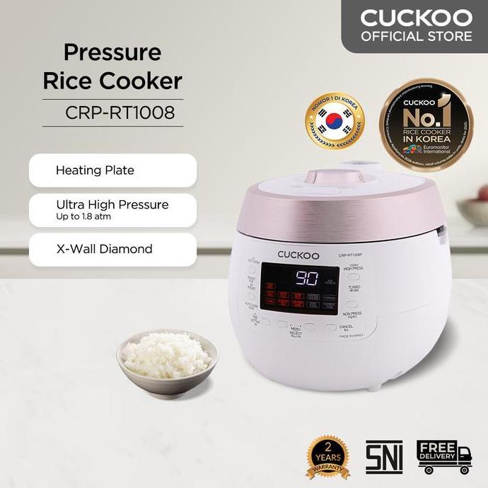 Set- Cuckoo Twin Pressure Rice Cooker 1.8 L Crp-Rt1008F Magic Com