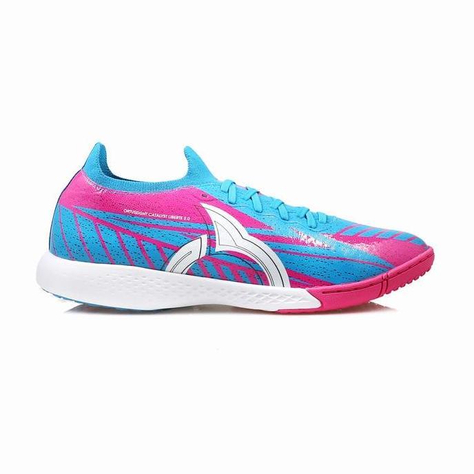 '' SEPATU FUTSAL ORTUSEIGHT CATALYST LIBERTE INFINITY IN - CYAN/ ULTRA/ WHITE //
