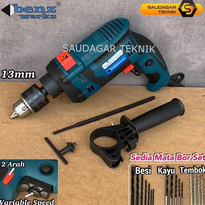 Mesin Bor Tembok Beton 13Mm Benz Impact Drill 13 Mm Benz