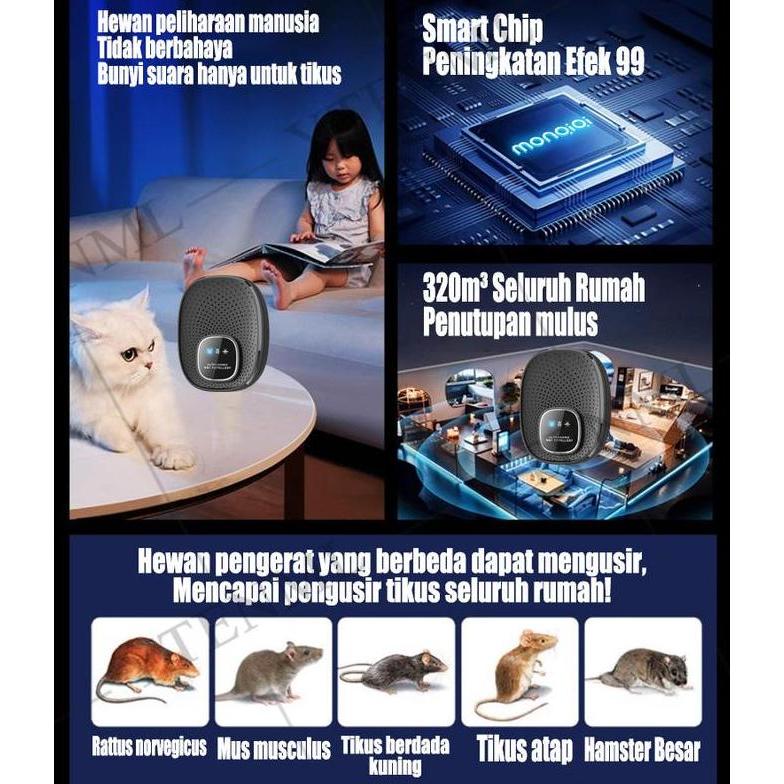 Delarizzka - Pengusir Tikus Ultrasonik Pengusir Tikus Terkuat Pengusir Nyamuk Terkuat Pengusir Nyamu