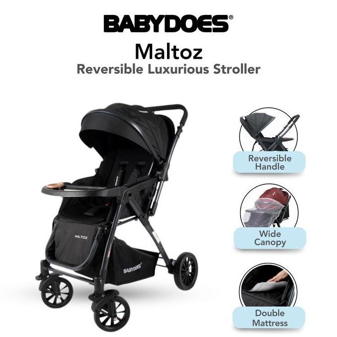 ANGELABINDASMA_ - BABYDOES MALTOZ REVERSIBLE LUXURIOUS STROLLER