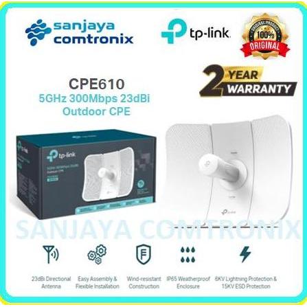 Netlink- Cpe 610 Tp- 5Ghz 300Mbps 23Dbi Outdoor Cpe Cpe610