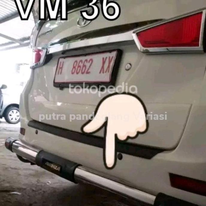 Tanduk Belakang Bumper Belakang Mobil Avanza Bahan Stenlis Terbatas