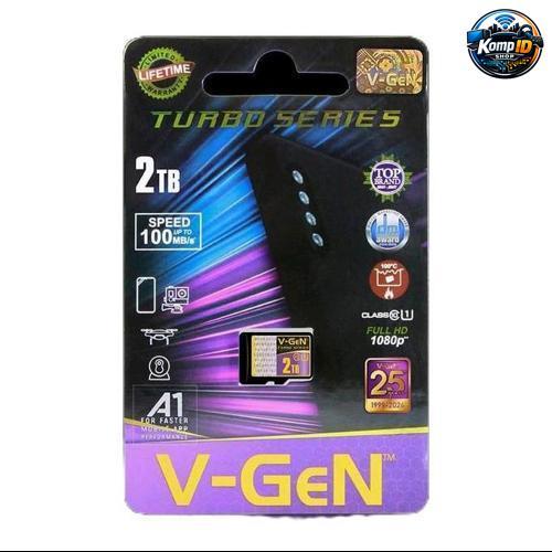 MicroSD V-GeN Turbo 2TB Class 10 Memory Card Micro SD VGEN