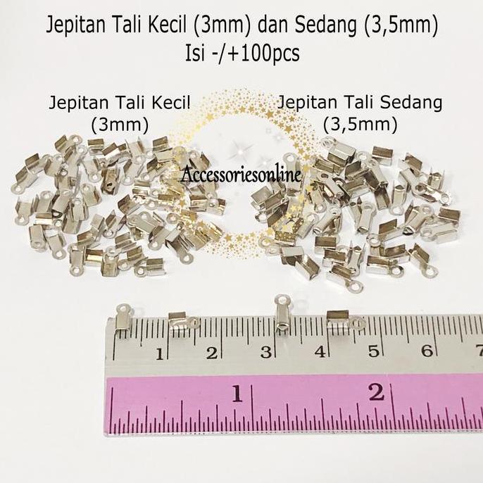 Best Seller Jepitan tali penjepit tali kodokan tali masker - 100 pcs Berkualitas 100% original