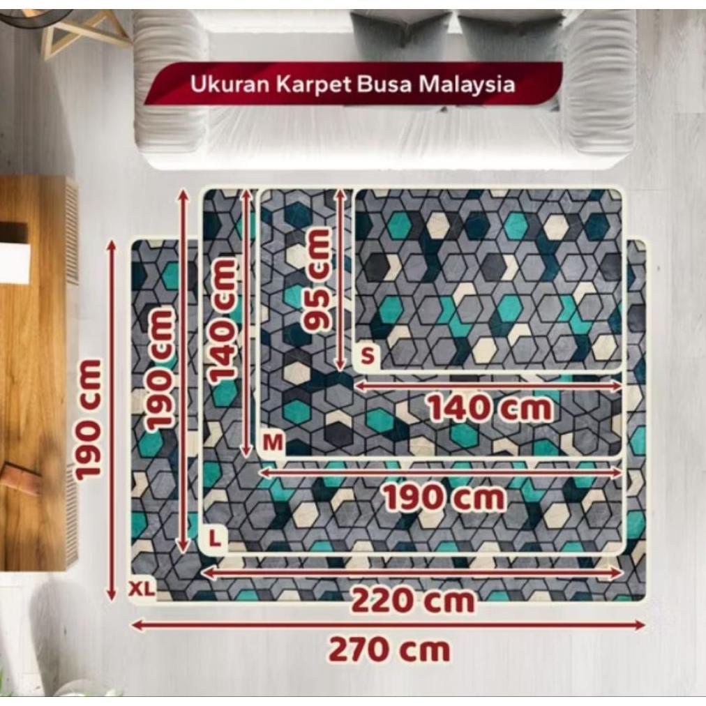 KARPET ARIZONA | KARPET AMBAL MALAYSIA 140 x 190