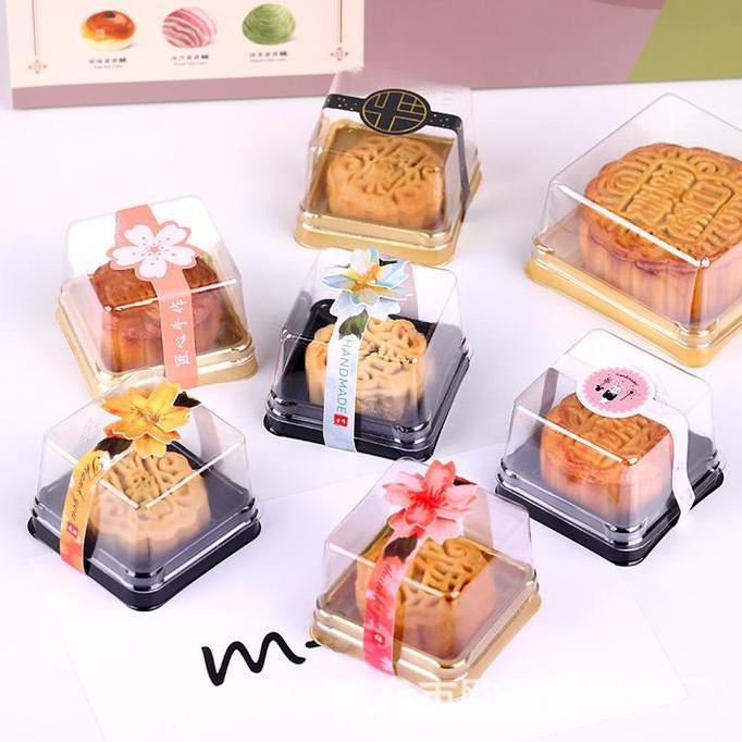 Secnd- Mika Moon Cake Kotak Mika Puding Mini (5Pcs)Mika Kue
