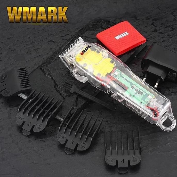 WMARK NG-108 ORIGINAL TRANSPARAN HAIR CLIPPER MESIN CUKUR NG 108 Diskon