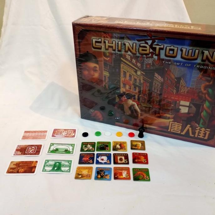 Chinatown Boardgame Versi Cina 3-5 Pemain Board game