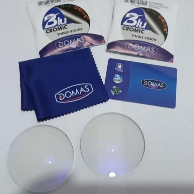 Terbaru|Best Seller lensa Photochromic blueray BLUECHROMIC DOMAS ONE DRIVE SILINDER
