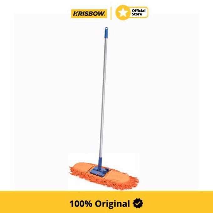 Krisbow Alat Pel Lantai 16 Inch Frhms100 - Orange Floor Mop Pembersih Lantai Pel Lantai Cleaning Mop