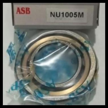TERBARU NU 1005 M BEARING NU1005M KUNINGAN MERK ASB 