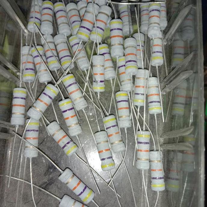 RESISTOR 47K 47KOHM 47 K 2WATT 2 WATT TOLERANSI 5% PCMED