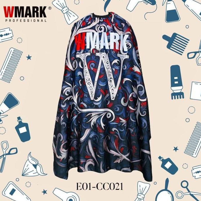 Haircare- Kain Kep Kip Wmark Barbershop Hairdressing Cutting Cape 140 X 160 Cm