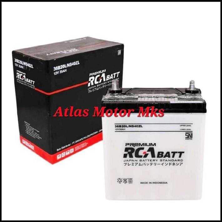 TERBARU [1PC][36B20L/NS40ZL] ACCU AKI RCA PREMIUM NS40ZL 12V-35AH MOBIL MOBILIO / BRIO / JAZZ / AGYA