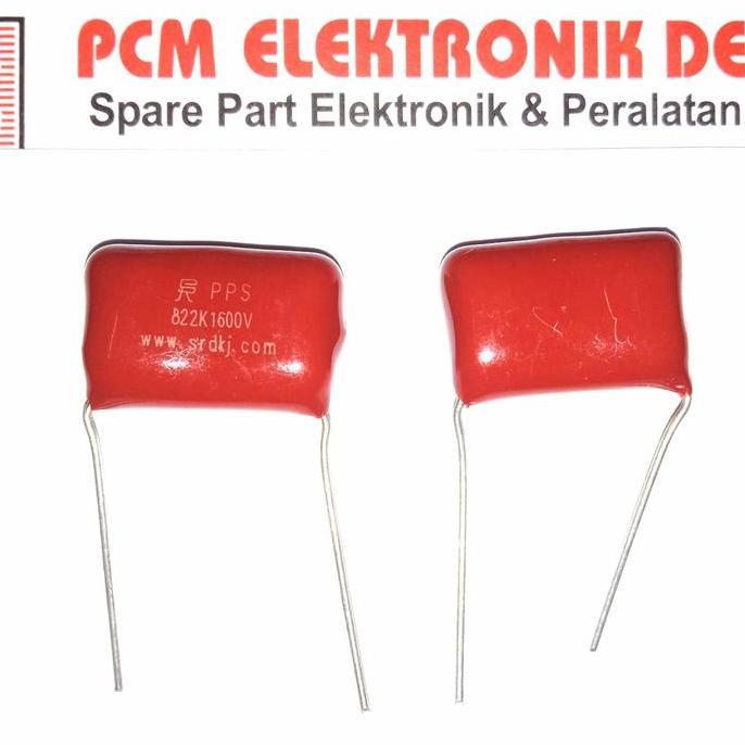 MILAR 822J1600 822J 1600V 822 1600 8.2NF 8N2 MYLAR CAPACITOR PCMED