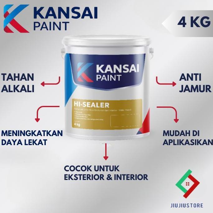 KANSAI HI SEALER 4 KG CAT DASAR TEMBOK CAT DASAR TEMBOK PUTIH 4KG