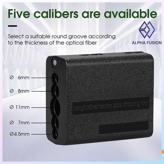 TERBARU - Slitter Tube Stripper Fiber Optic 4.5-11mm Fiber Optic Stripper Pengupas Kabel Listrik dan