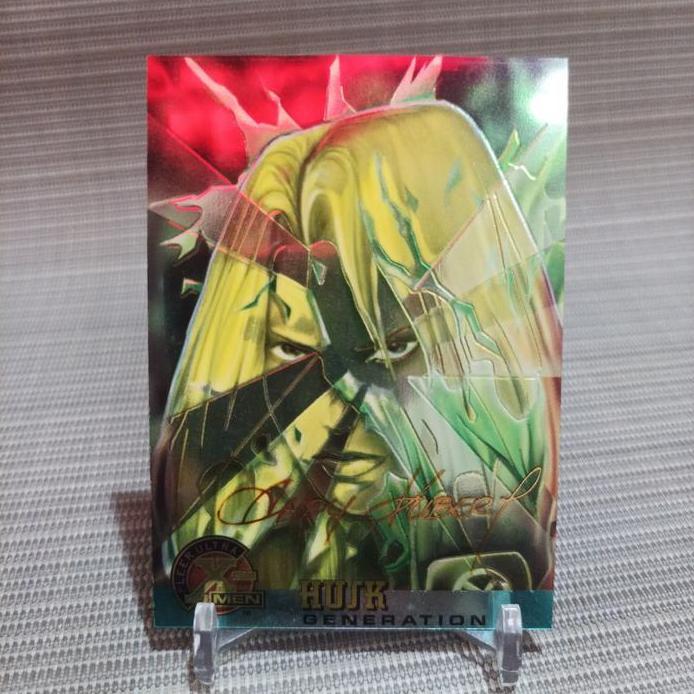 Fleer ultra X-men 1995 gold foil signature husk
