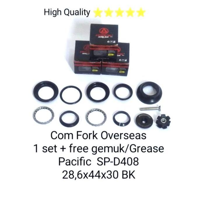 HEADSET COM FORK SEPEDA KOM PORKS COM GARPU OVERSIZE BMX MTB THRILL