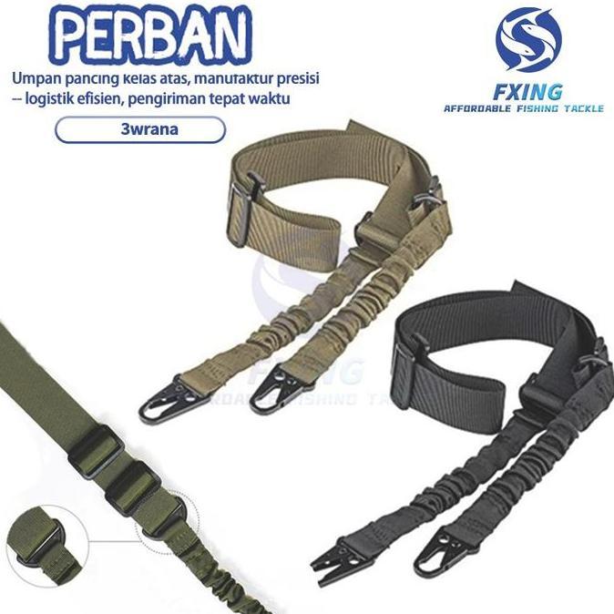 SELEMPANG TRADISIONAL PENGATUR PANJANG SELEMPANG SENAPAN DUA TITIK DENGAN  DENGAN KAIT LOGAM QD UNTU