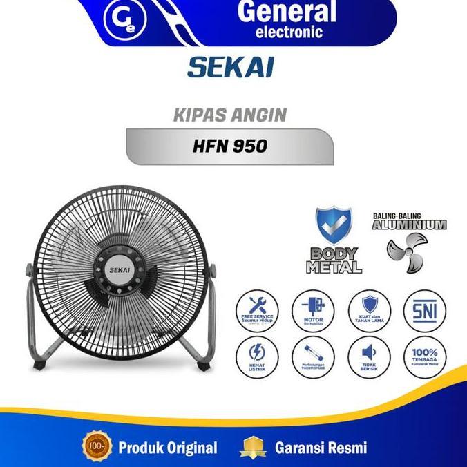 AJENGFRAZASHOP7 - SEKAI KIPAS ANGIN MEJA TORNADO HFN 650 / HFN 950 / HFN 1050 / HFN 1253 / HFN 1453 