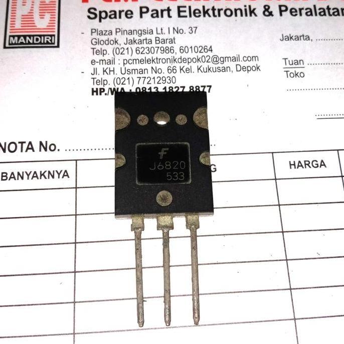 J6820 J 6820 TR TRANSISTOR PCMED