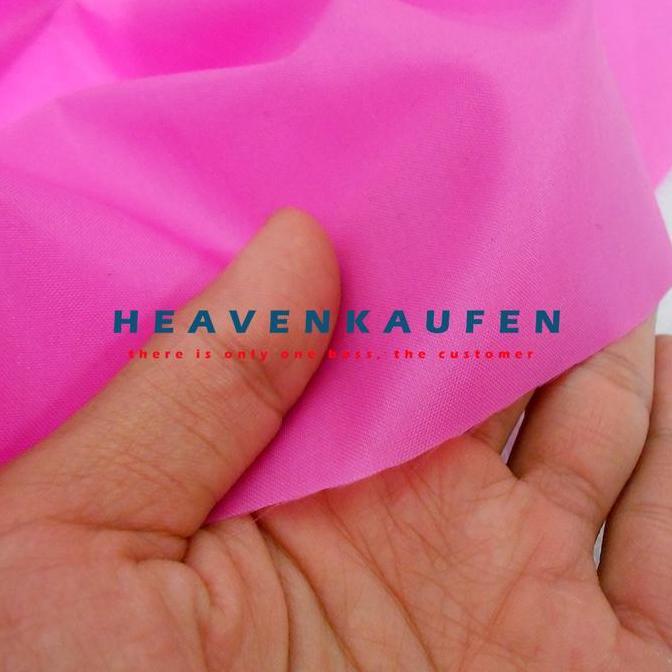 Goodseller- Kain Parasut Furing WP/Pelapis Warna Pink Merah Muda Harga Per Meter Untuk Furing Dalam 