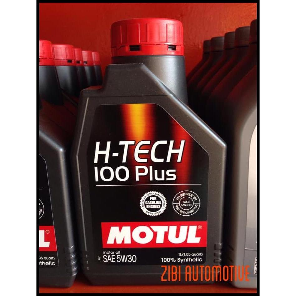 TERBARU OLI MOTUL H-TECH 100 PLUS SAE 5W-30 GALON 1 LITER 
