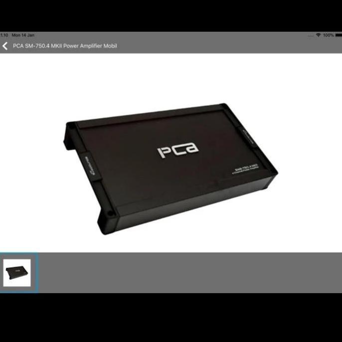 NEW power PCA sm2-750.4 MKII power amplifier mobil pca sm 750