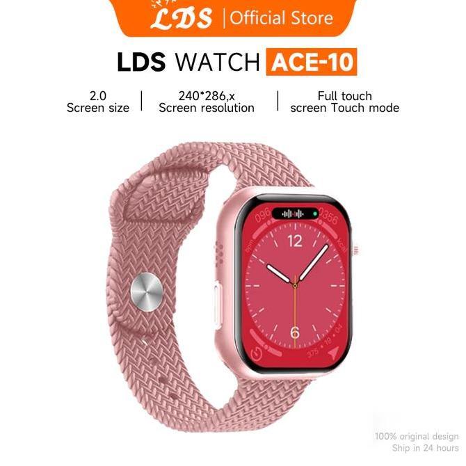 LDS ACE-10 Mini Smartwatch Layar Sentuh 2 Inci NFC Support