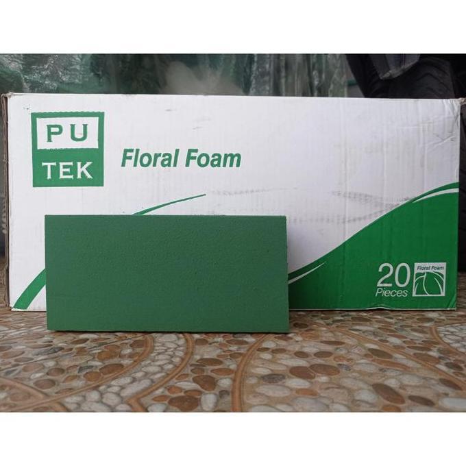 Best Seller Oasis Gabus Busa Basah Green Leaf untuk media Tanam Bunga Hidup Asli Berkualitas 100% or