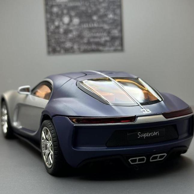 R033 Miniatur Diecast Bugatti Atlantic Skala 132 124 With Sound And Lht Pullba