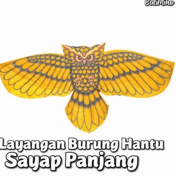 *****] Layangan Celepuk Kebat Knockdown/Layangan Lipat/Layangan Burung/Bali