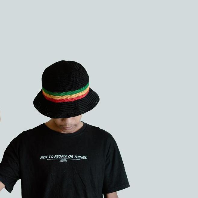Topi Buet Reggae Rajut Full Handmade Unisex
