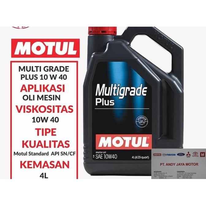 $$$$] OLI MESIN MOTUL MULTIGRADE PLUS 10W-40 (4L)