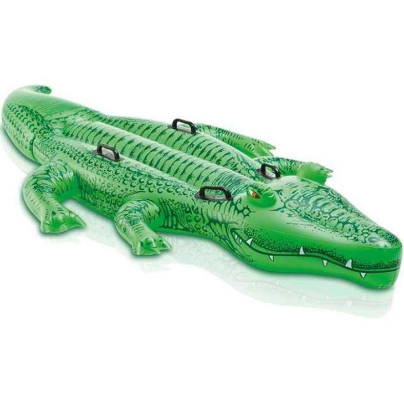 Intex 58562 Giant Gator Ride On pelampung buaya