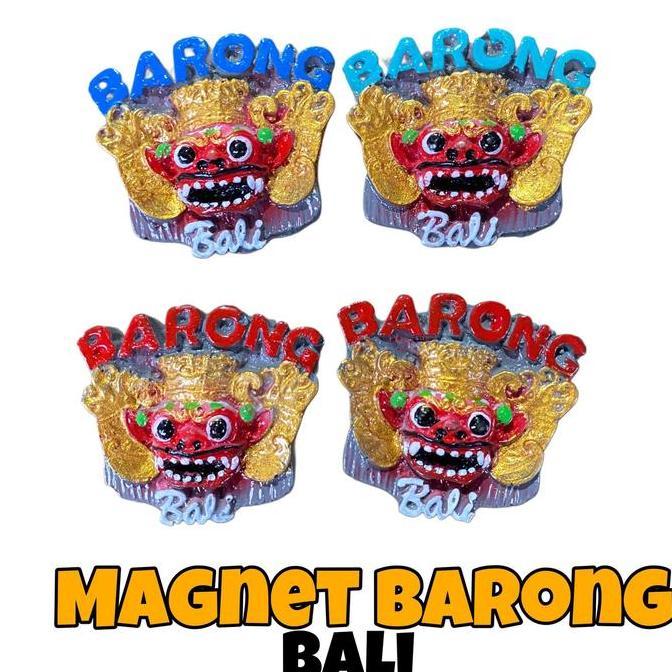 `````````] Magnet Barong Bali - Magnet Barong Resin - Magnet Resin - Souvernir Bali - Magnet Tempela