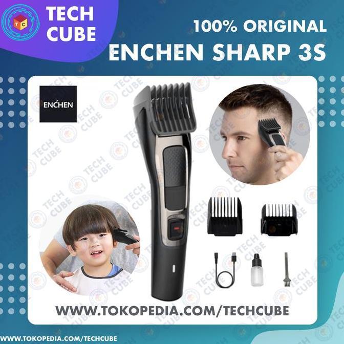 Enchen Sharp3S Alat Cukur Rambut Elektrik Hair Clipper Sharp 3S